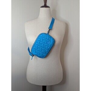 Lug Coupe XL Convertible Crossbody Bag – Quilted Sky Blue (Rare Color!)